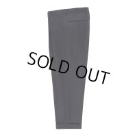 WACKO MARIA/DORMEUIL / STRIPED PLEATED TROUSERS（TYPE-2）（PURPLE）［ワンタックスラックス(TYPE-2)-23春夏］