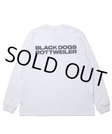 ROTTWEILER/2 LINE L/S TEE（WHITE）［プリント長袖T-23秋冬］