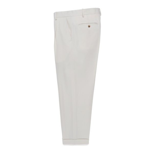 画像1: WACKO MARIA/DORMEUIL / PLEATED TROUSERS（TYPE-2）（OFFWHITE）［ワンタックスラックス(TYPE-2)-23春夏］