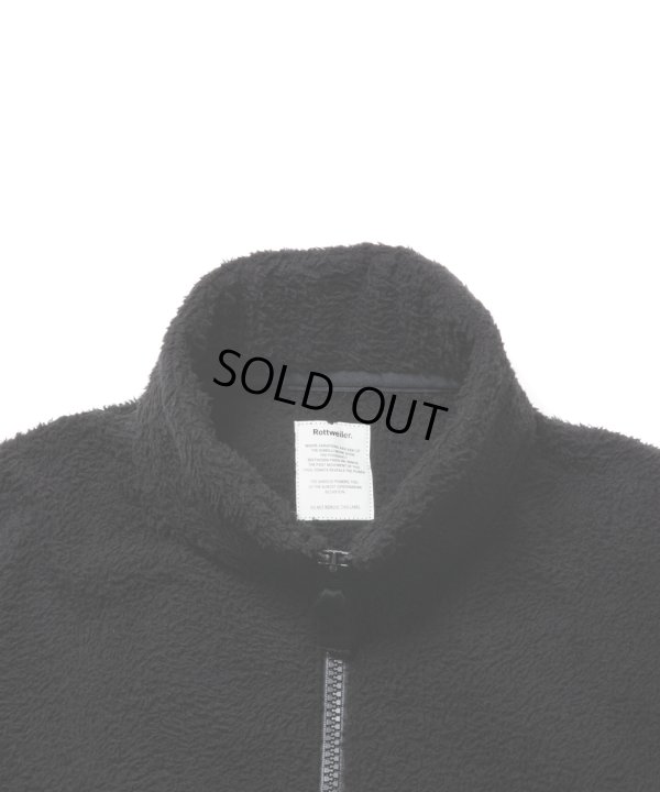 画像3: ROTTWEILER/R9 FLEECE JACKET（BLACK） 【40%OFF】［フリースJKT-23秋冬］