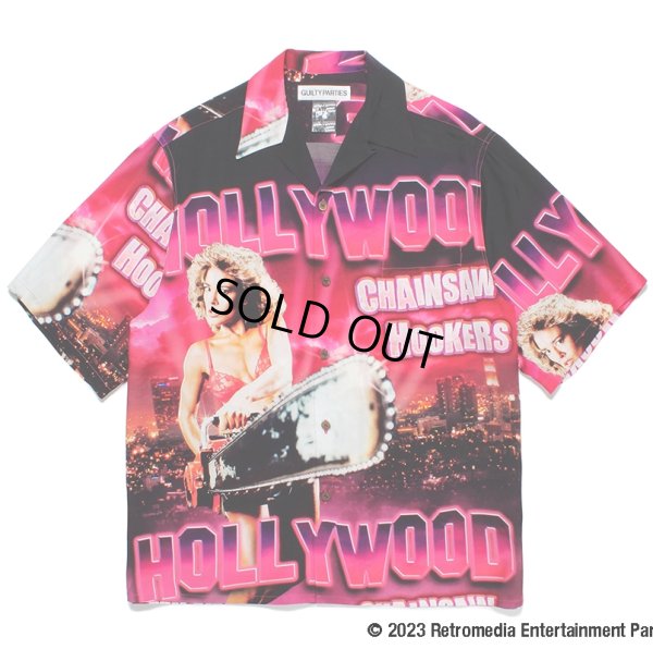 画像1: WACKO MARIA/HOLLYWOOD CHAINSAW HOOKERS / HAWAIIAN SHIRT（COLOR）［ハワイアンシャツ-23春夏］