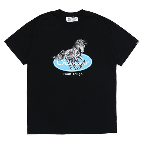 他の写真1: CHALLENGER/HORSE TEE（BLACK）［プリントT-23秋冬］