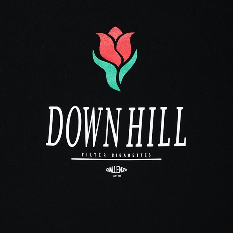 画像3: CHALLENGER/DOWNHILL TEE（BLACK）［プリントT-23秋冬］