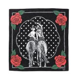 CHALLENGER/HORSE BANDANA（BLACK）［ホースバンダナ-23秋冬］