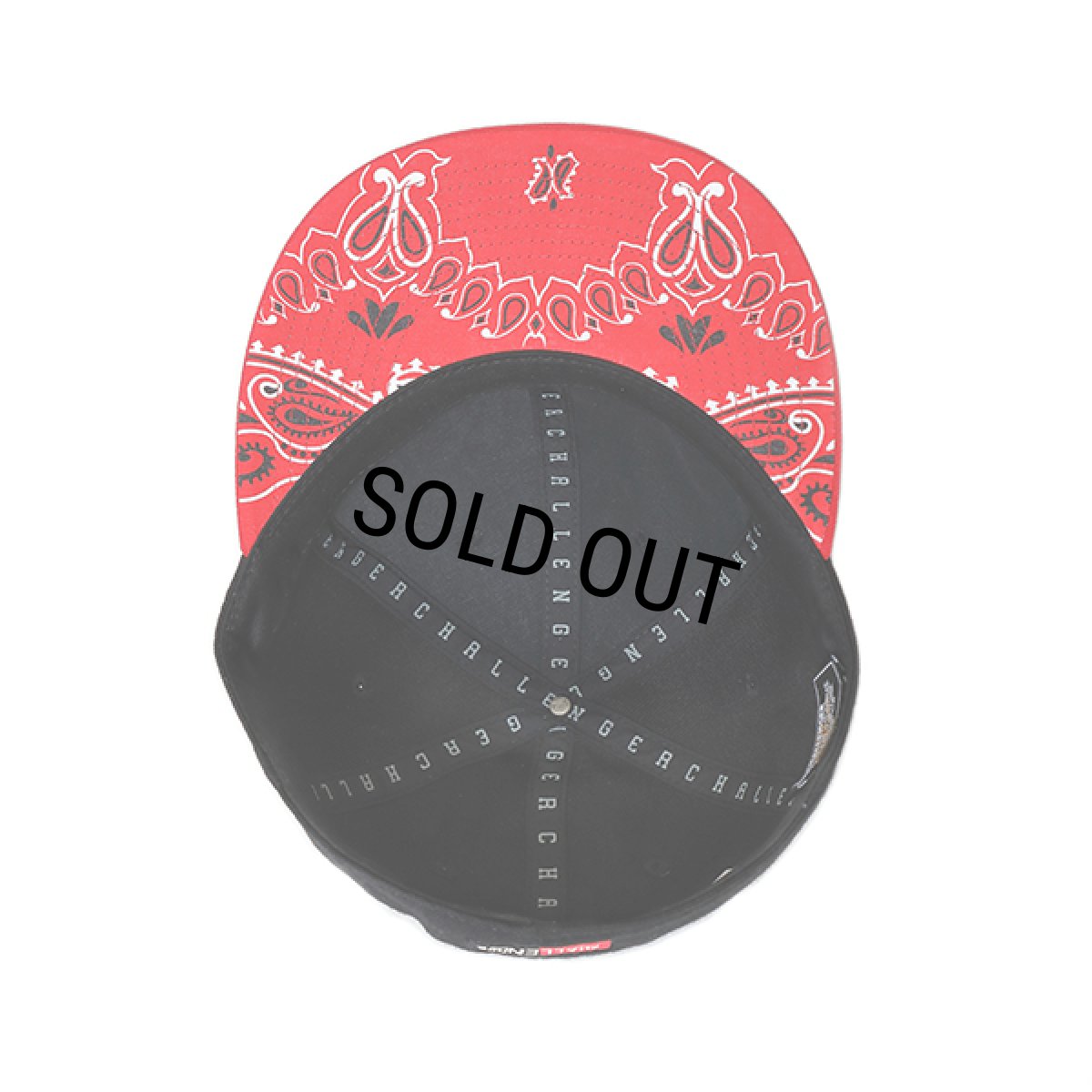 画像3: CHALLENGER/CL BASEBALL CAP（BLACK/RED）［B.Bキャップ-23秋冬］ (3)