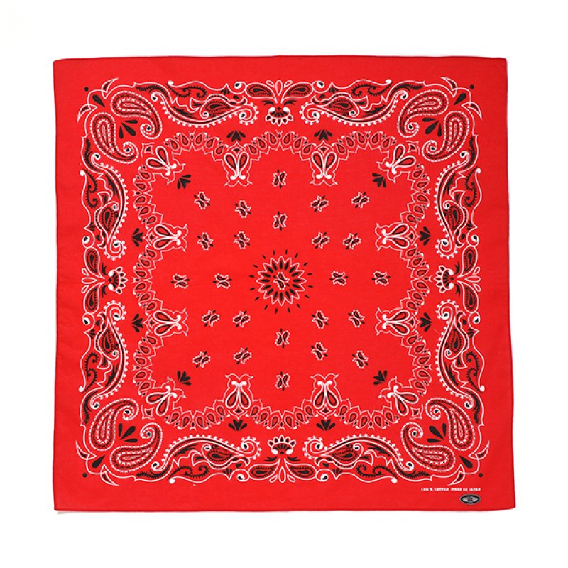画像1: CHALLENGER/THE BANDANA（RED）［バンダナ-23秋冬］