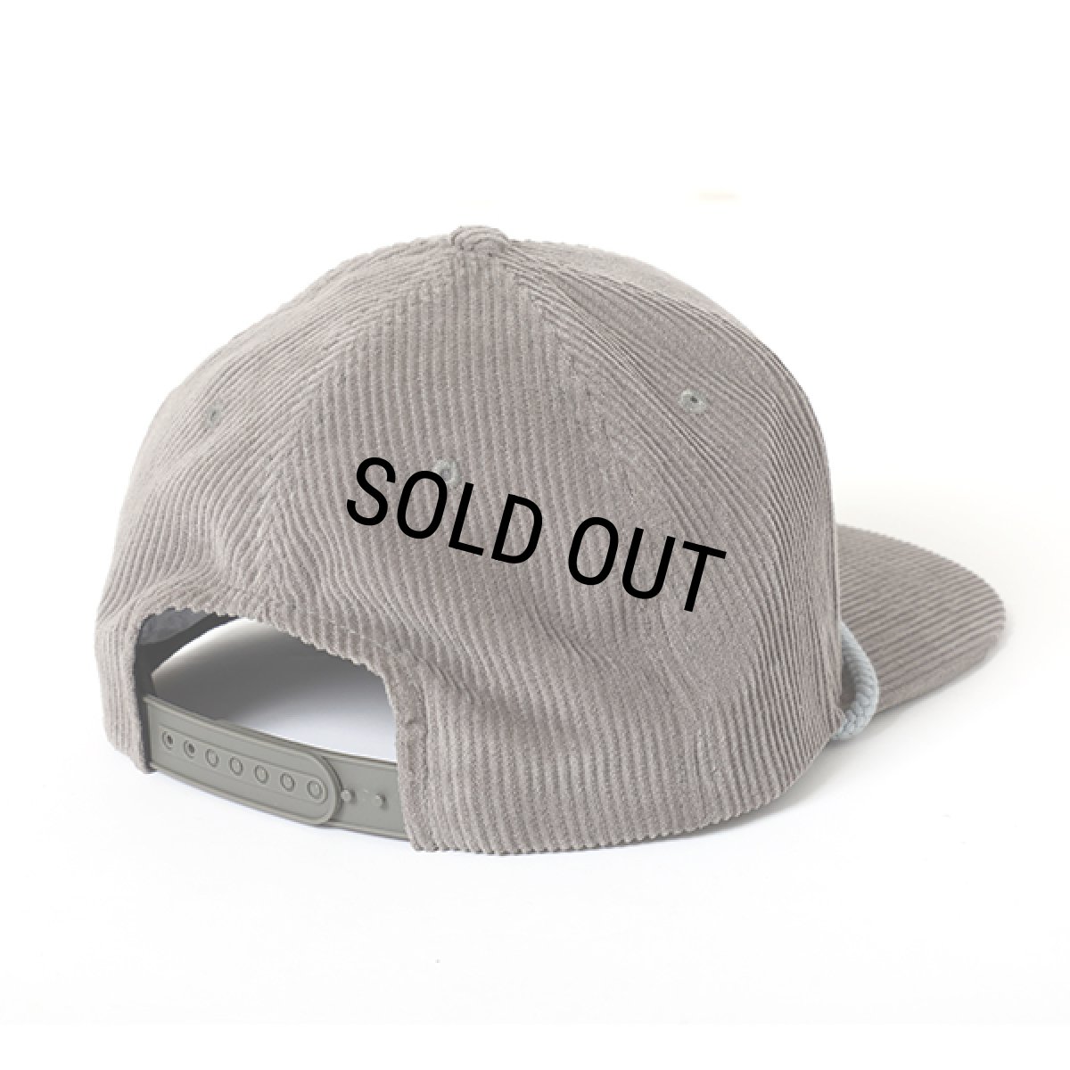 画像2: CHALLENGER/VERSITY CORDUROY CAP（GRAY）［コーデュロイキャップ-23秋冬］ (2)