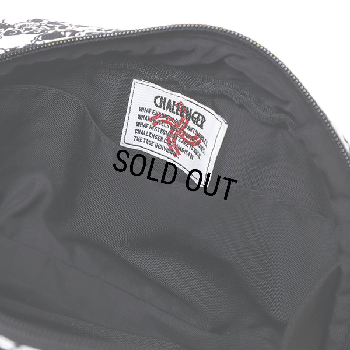 画像3: CHALLENGER/80'S POUCH（WHITE）［80'Sポーチ-23秋冬］ (3)