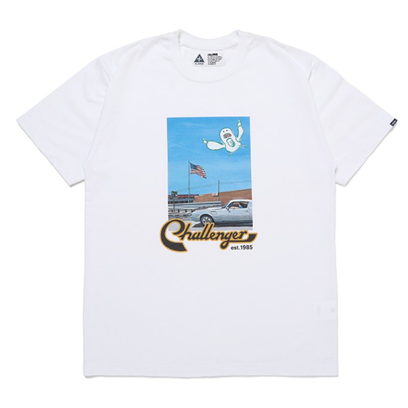画像1: CHALLENGER/CLOUDS TEE（WHITE）［プリントT-23秋冬］