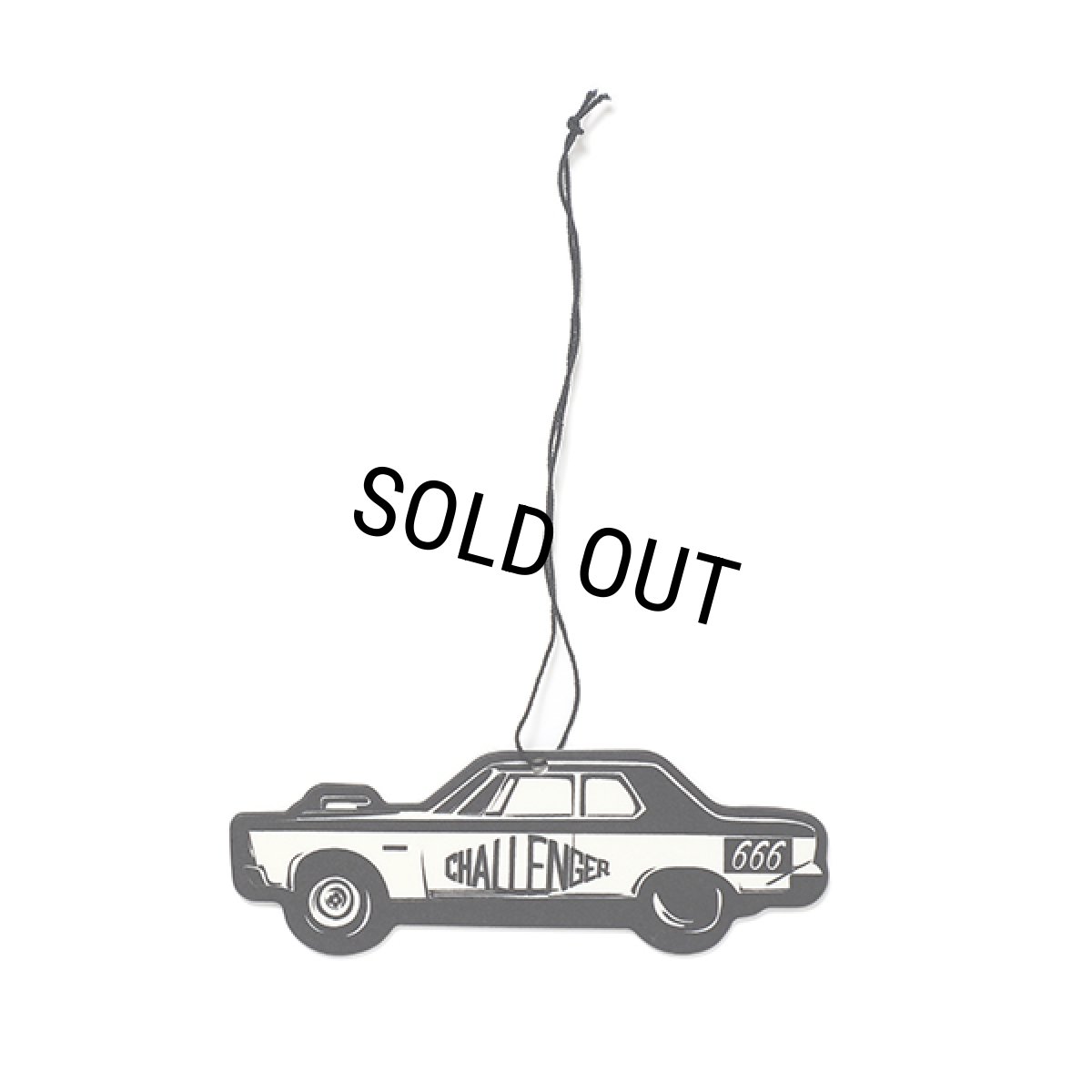 画像1: CHALLENGER/CAR TAG（BLACK/Green Apple）［エアフレッシュナー-23秋冬］ (1)