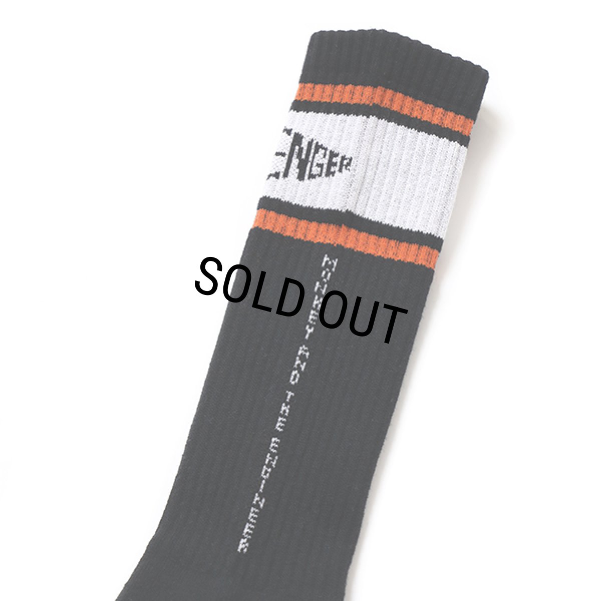 画像3: CHALLENGER/LOGO SOCKS（BLACK）［ロゴソックス-23秋冬］ (3)