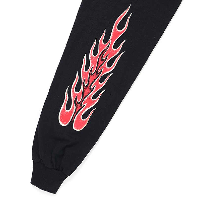 画像3: CHALLENGER/L/S DOWNHILL TEE（BLACK）［プリント長袖T-23秋冬］