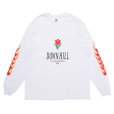 画像1: CHALLENGER/L/S DOWNHILL TEE（WHITE）［プリント長袖T-23秋冬］ (1)