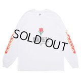 CHALLENGER/L/S DOWNHILL TEE（WHITE）［プリント長袖T-23秋冬］