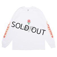 CHALLENGER/L/S DOWNHILL TEE（WHITE）［プリント長袖T-23秋冬］