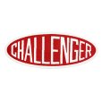 画像1: CHALLENGER/OVAL LOGO MAT（RED）［オーバルロゴマット-23秋冬］ (1)