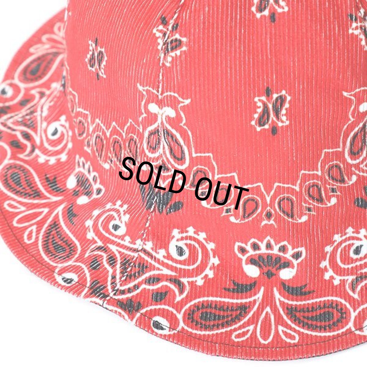 画像3: CHALLENGER/REVERSIBLE BANDANA HAT（RED）［リバーシブルバンダナハット-23秋冬］ (3)