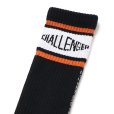 画像2: CHALLENGER/LOGO SOCKS（BLACK）［ロゴソックス-23秋冬］ (2)