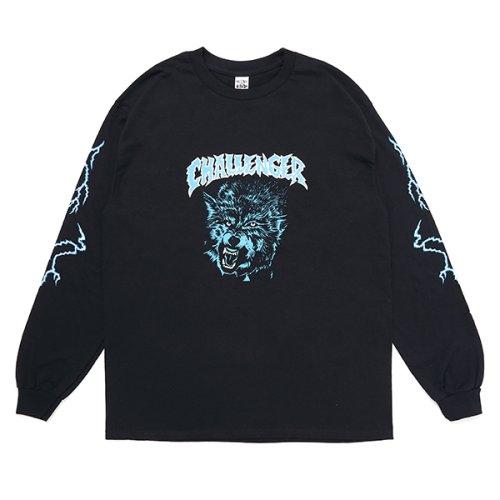 他の写真1: CHALLENGER/L/S WOLF TEE（BLACK）［プリント長袖T-23秋冬］