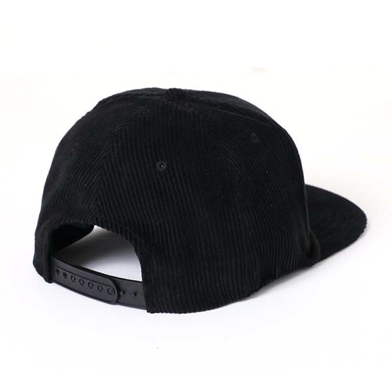 画像2: CHALLENGER/VERSITY CORDUROY CAP（BLACK）［コーデュロイキャップ-23秋冬］