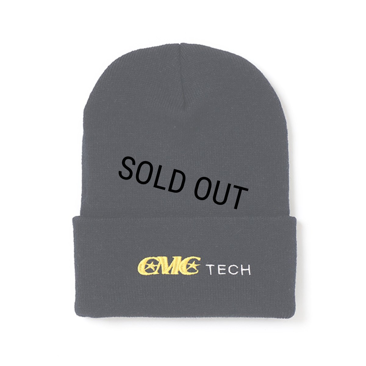 画像1: CHALLENGER/CMC KNIT CAP（BLACK）［ニットキャップ-23秋冬］ (1)