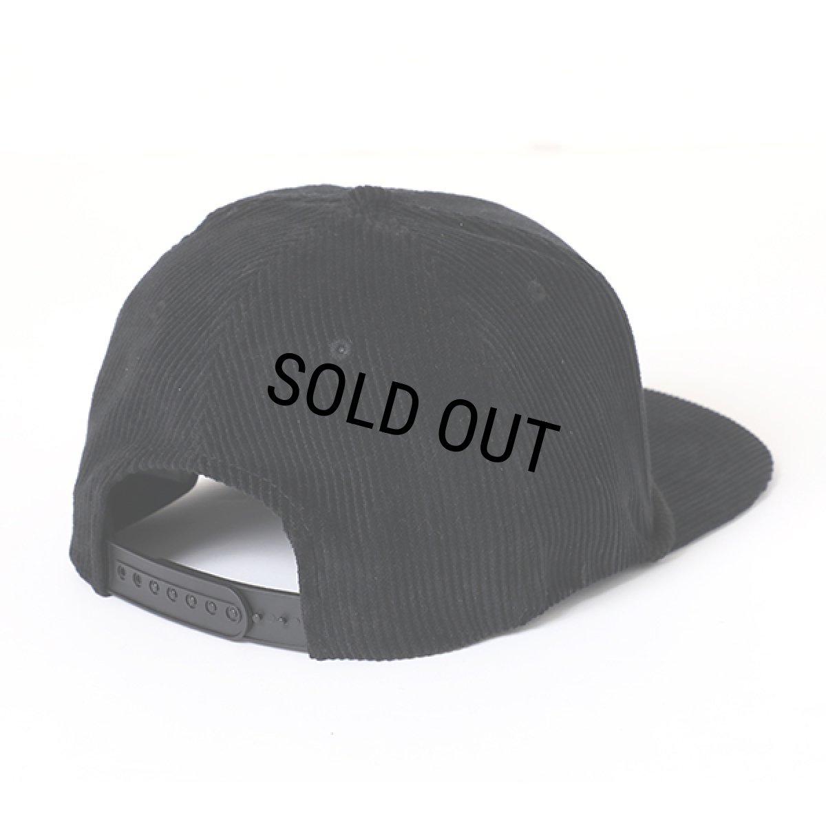 画像2: CHALLENGER/VERSITY CORDUROY CAP（BLACK）［コーデュロイキャップ-23秋冬］ (2)