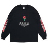 CHALLENGER/L/S DOWNHILL TEE（BLACK）［プリント長袖T-23秋冬］