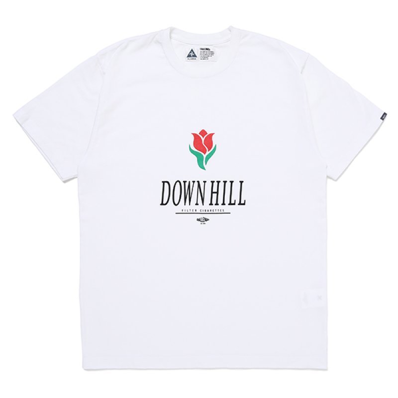 画像1: CHALLENGER/DOWNHILL TEE（WHITE）［プリントT-23秋冬］