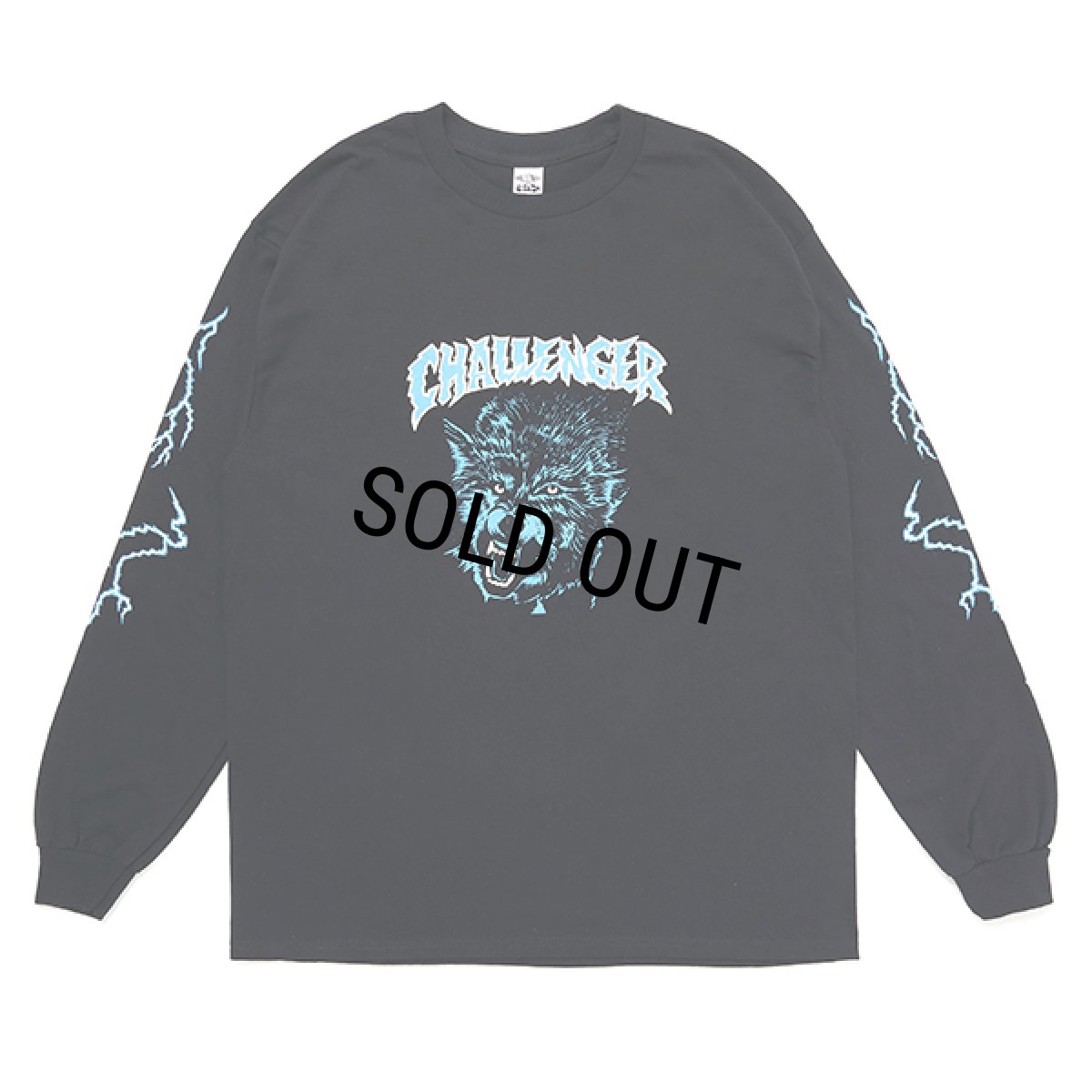 画像1: CHALLENGER/L/S WOLF TEE（BLACK）［プリント長袖T-23秋冬］ (1)