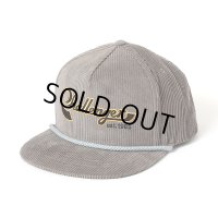 CHALLENGER/VERSITY CORDUROY CAP（GRAY）［コーデュロイキャップ-23秋冬］