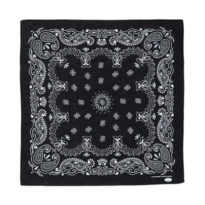 画像1: CHALLENGER/THE BANDANA（BLACK）［バンダナ-23秋冬］
