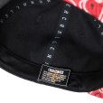 画像6: CHALLENGER/CL BASEBALL CAP（BLACK/RED）［B.Bキャップ-23秋冬］