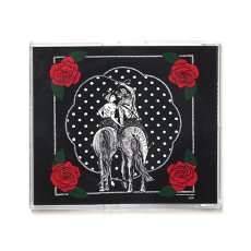 画像5: CHALLENGER/HORSE BANDANA（BLACK）［ホースバンダナ-23秋冬］ (5)