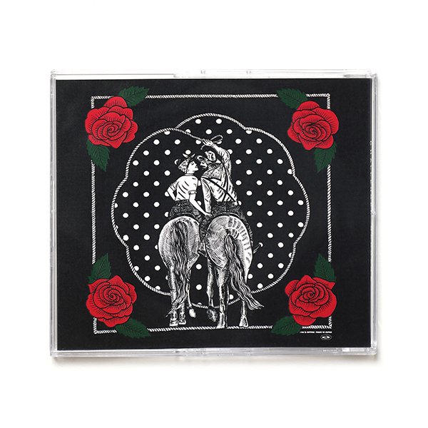 画像5: CHALLENGER/HORSE BANDANA（BLACK）［ホースバンダナ-23秋冬］