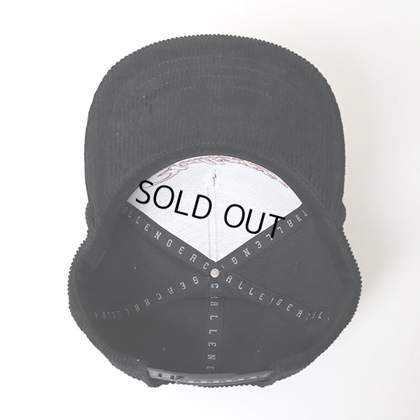 画像3: CHALLENGER/VERSITY CORDUROY CAP（BLACK）［コーデュロイキャップ-23秋冬］