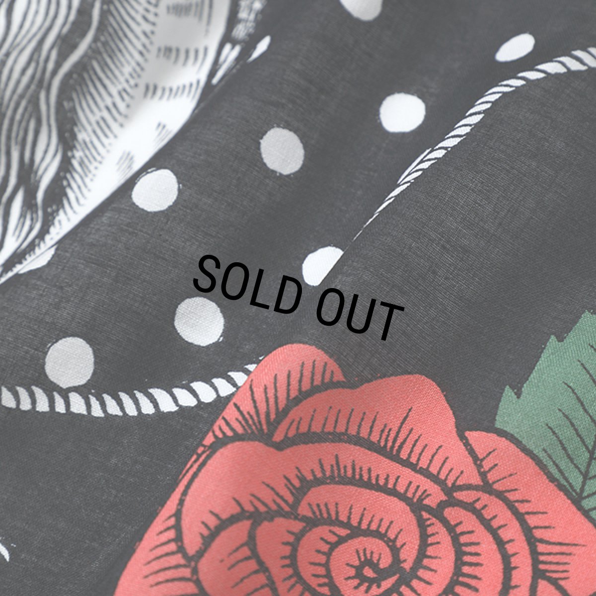 画像3: CHALLENGER/HORSE BANDANA（BLACK）［ホースバンダナ-23秋冬］ (3)