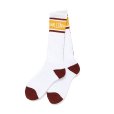 画像1: CHALLENGER/LOGO SOCKS（WHITE）［ロゴソックス-23秋冬］ (1)