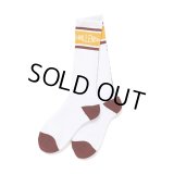 CHALLENGER/LOGO SOCKS（WHITE）［ロゴソックス-23秋冬］