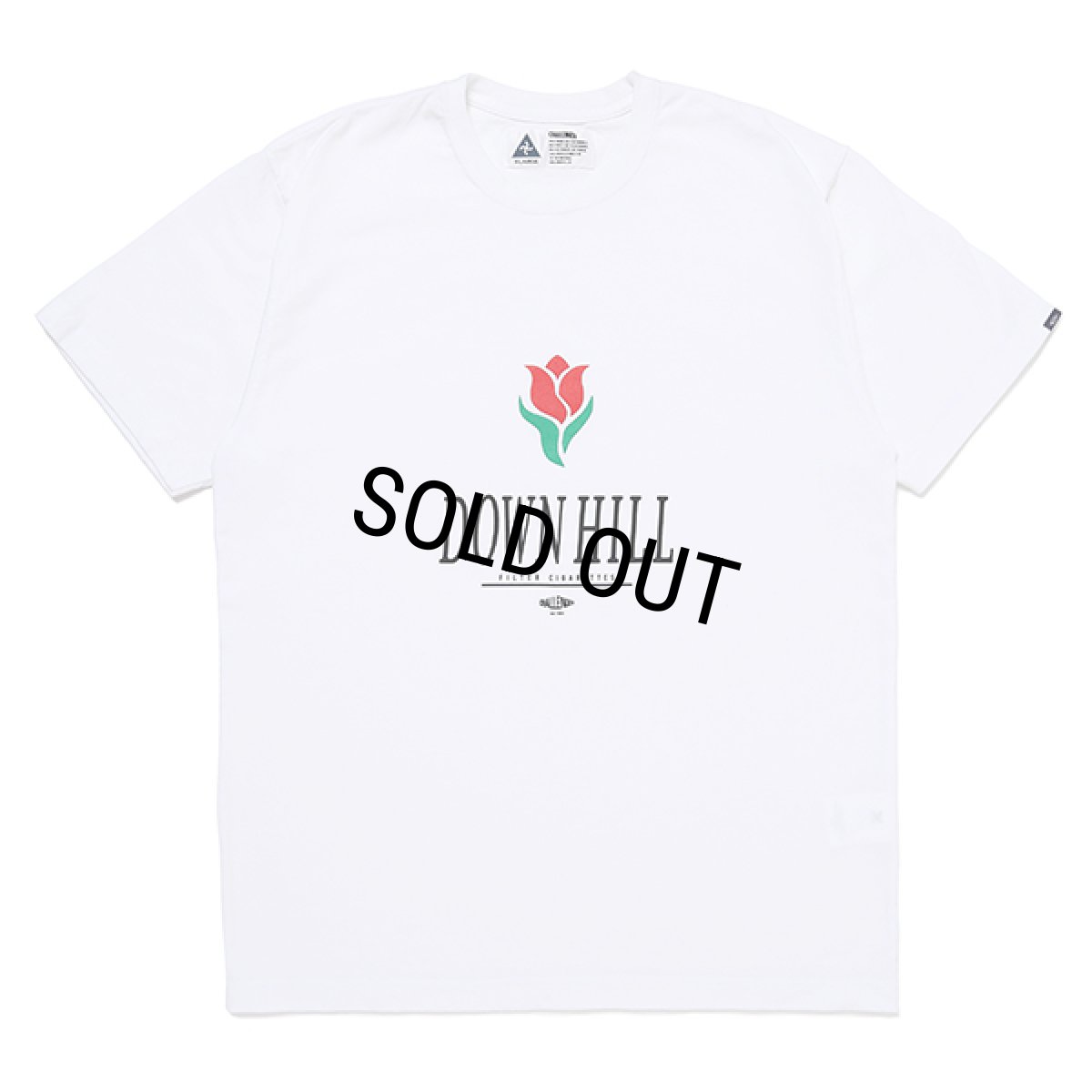 画像1: CHALLENGER/DOWNHILL TEE（WHITE）［プリントT-23秋冬］ (1)