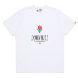 CHALLENGER/DOWNHILL TEE（WHITE）［プリントT-23秋冬］