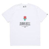 CHALLENGER/DOWNHILL TEE（WHITE）［プリントT-23秋冬］