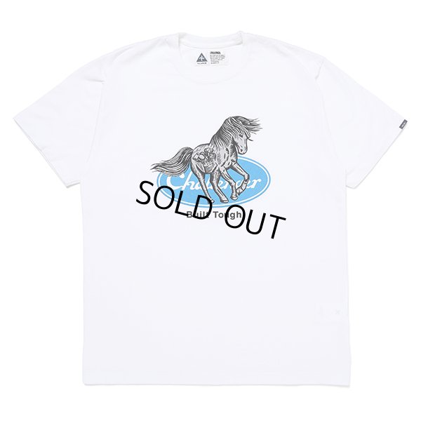 画像1: CHALLENGER/HORSE TEE（WHITE）［プリントT-23秋冬］