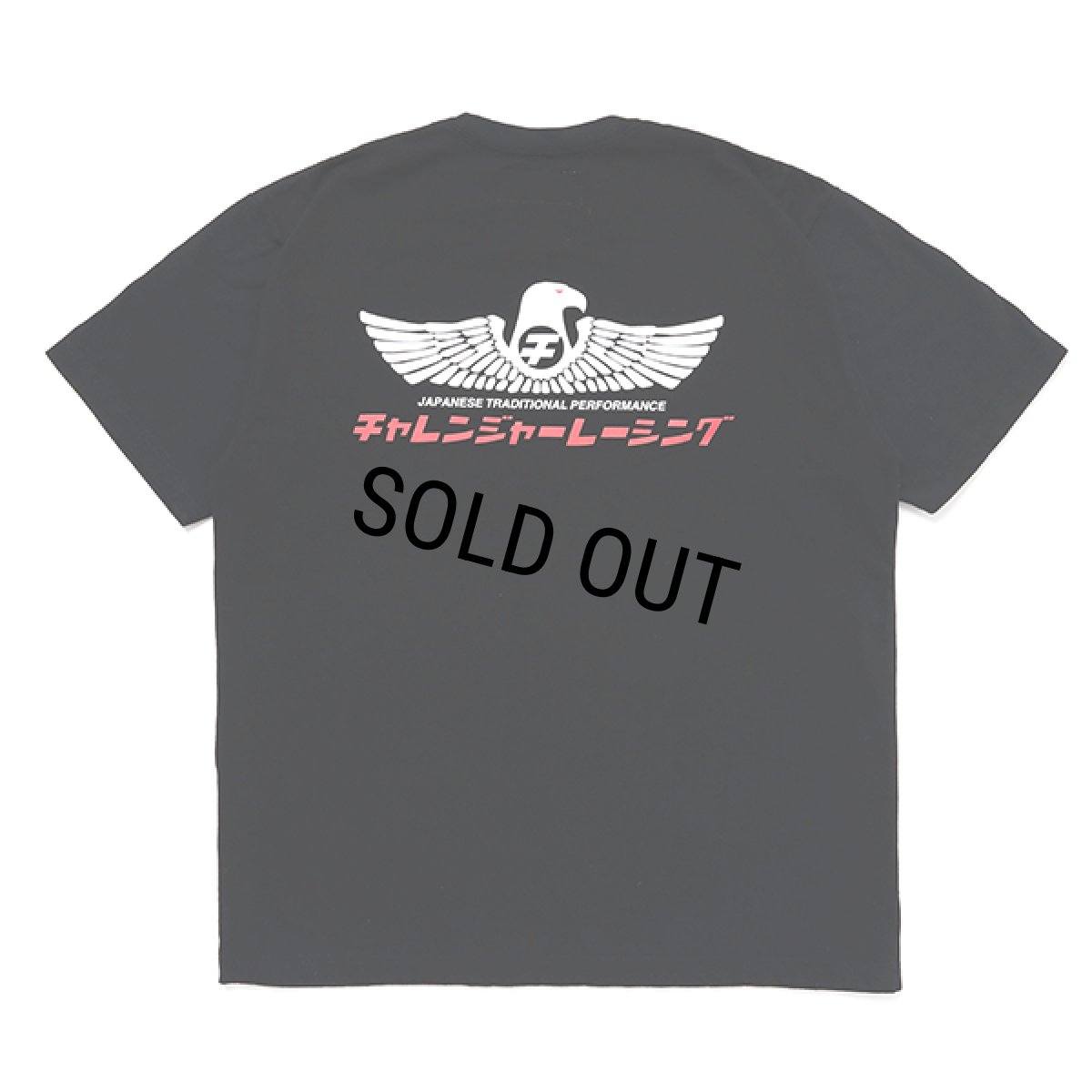 画像1: CHALLENGER/CMC EAGLE TEE（BLACK）［プリントT-23秋冬］ (1)