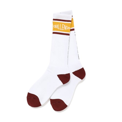 他の写真1: CHALLENGER/LOGO SOCKS（WHITE）［ロゴソックス-23秋冬］