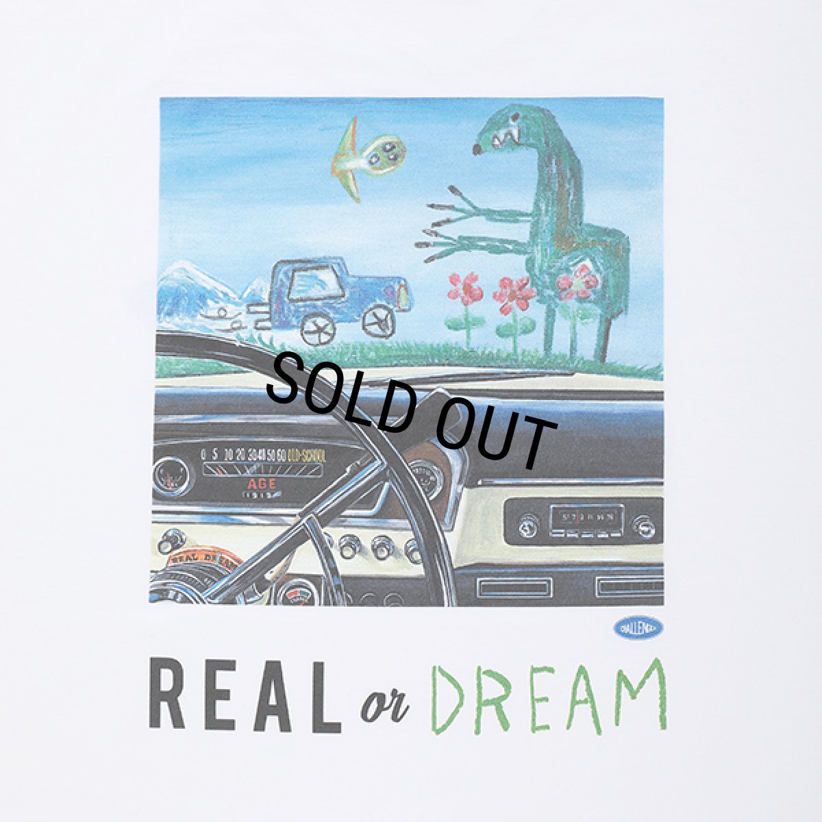 画像4: CHALLENGER/REAL TEE（WHITE）［プリントT-23秋冬］ (4)