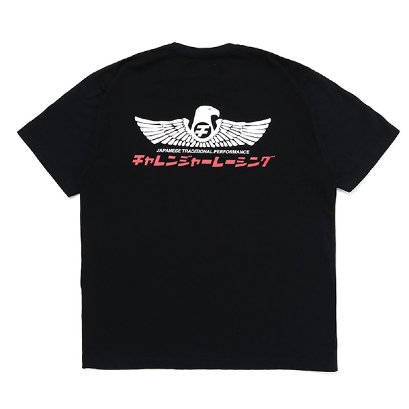 画像2: CHALLENGER/CMC EAGLE TEE（BLACK）［プリントT-23秋冬］