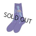 CHALLENGER/THUNDER SOCKS（PURPLE）［サンダーソックス-23秋冬］