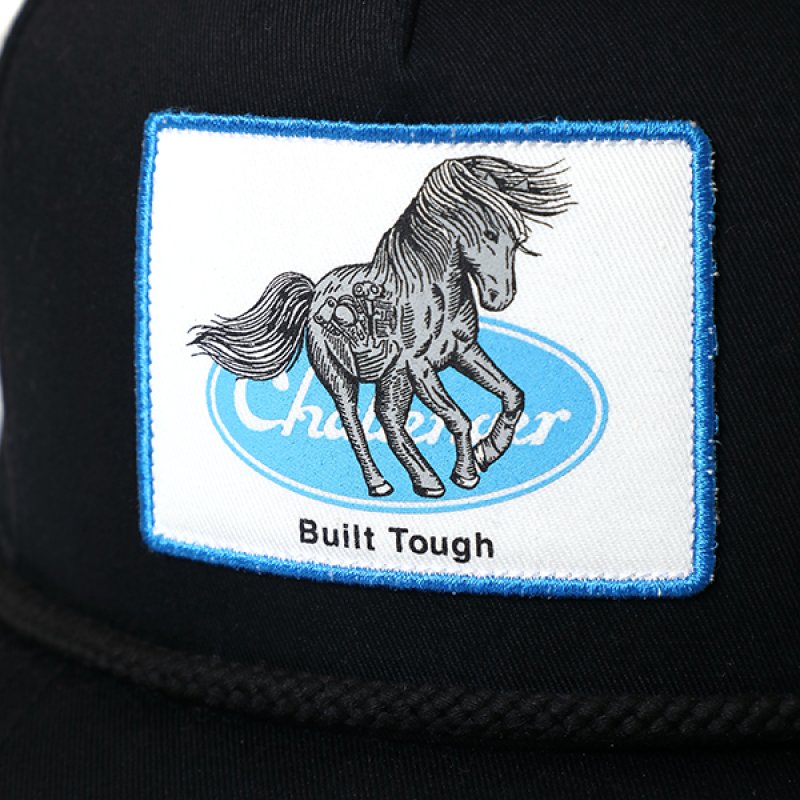画像3: CHALLENGER/IRON HORSE TRACKER CAP（BLACK）［トラッカーキャップ-23秋冬］