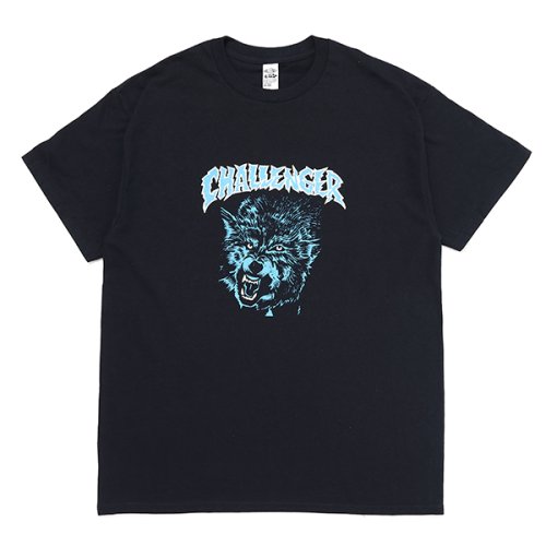 他の写真1: CHALLENGER/THUNDER WOLF TEE（BLACK）［プリントT-23秋冬］