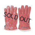 CHALLENGER/BANDANA LEATHER GLOVE（RED）［バンダナレザーグローブ-23秋冬］